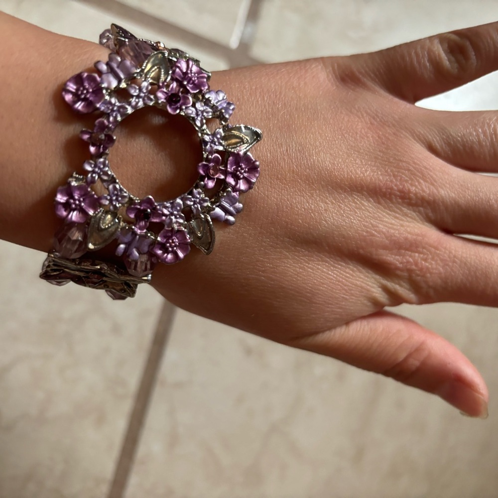 Vintage purple bracelet